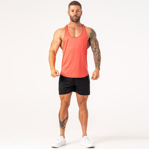 Low MOQ U-Neck Sportswear Stringer For <b>Gym</b> Fitness Workout Training Wear Tank Top Breathable Sleeveless Jersey <b>Vest</b> Stringer <b>Men</b> - Product Image 6
