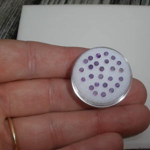 25 pierres précieuses rondes à facettes en améthyste lavande naturelle, 2-2,5 mm, pierres en vrac, certifiées par un tiers, vertes, pour la fabrication de bijoux - Product Image 1