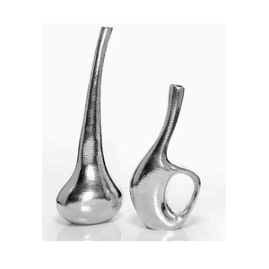Florero de Aluminio de la Mejor Calidad para Decoración de Interiores, Oficina, Sala de Estar, Acabado de Color Esmaltado Hecho a Mano, Florero de Metal para Piso - Product Image 6