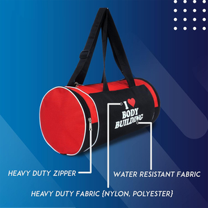 Sacs de sport personnalisés pour hommes, confortables, avec bandoulière, couleur unie, 23*38*42 cm - Product Image 4