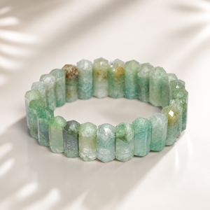 Green Agate Double Point Classic Ball Shape Charm <b>Bracelets</b> for Unisex Anniversary - Product Image 1
