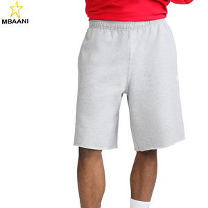 Shorts pour hommes, en polaire, poids moyen, shorts de sport avec poches - Product Image 5