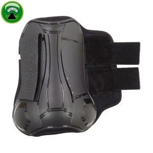 Overreach Black TPU Cover Hind Dressage Horse <b>Boot</b> - Product Image 3