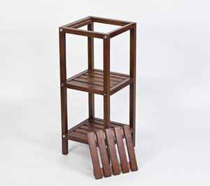 Support de plantes en bois de luxe, étagère à plusieurs niveaux pour plantes d'intérieur, support pour pot de fleurs, étagère de présentation pour la décoration de la maison et du balcon - Product Image 3