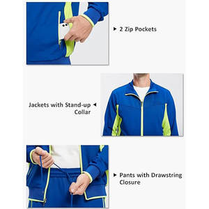 Survêtements de sport pour hommes de qualité supérieure, marque privée, logo personnalisé, service OEM, vêtements pour hommes, survêtements de sport - Product Image 4