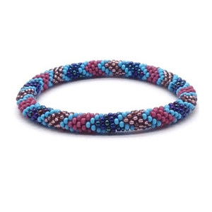 Nepal Origin Women's Ahana's Eye Catching Design Trendy Multi Colors Handmade High Quality Crochet Seed Glass <b>Beads</b> <b>Bracelets</b> - Product Image 1