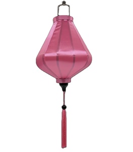 Lanterne en soie vietnamienne traditionnelle, abat-jour en tissu fait main pour la décoration de la maison, les fêtes, les mariages, les restaurants, éclairage d'ambiance - Product Image 1