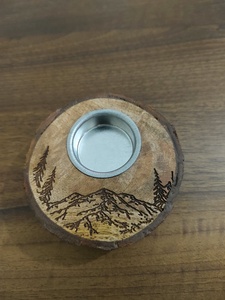 Best Quality Handmade Wood Slice <b>Tealight</b> <b>Candle</b> Holder Set Farmhouse Table Centerpiece Wedding Decoration Christmas Rustic - Product Image 4