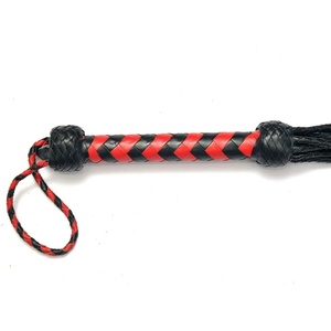 แส้หนังทำมือแบบกำหนดเอง รุ่นใหม่ล่าสุด อุปกรณ์บอนด์เดจสำหรับผู้ใหญ่ มาตรฐานสากล พร้อมกระเป๋า - Product Image 4