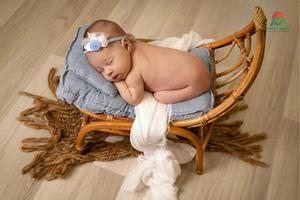 Ensemble de berceau en rotin au design rustique pour bébés et enfants, avec fonction de sécurité, en matériau naturel. Un accessoire pour la photographie de nouveau-nés. - Product Image 6