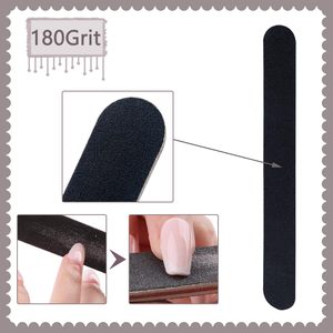 Juego de 3 limas de uñas profesionales, limas de esmeril de grano 100/180 para uñas acrílicas y naturales, con logotipo personalizado, último diseño. - Product Image 3