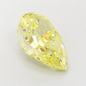 Grand diamant jaune poire cultivé en laboratoire pour les ateliers de bijouterie sur mesure, les bagues signature et les créations personnalisées de luxe - Product Image 2