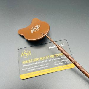 Espejo Profesional para Pestañas de Acero Inoxidable con Forma de Dibujo Animado, Color Marrón Chocolate, Punta Cuadrada de 13 cm, Impresión de Logotipo Personalizado - Product Image 5