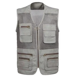 Gilet respirant zippé intégral sans manches pour homme – Qualité supérieure – Gilet polaire d'extérieur - Product Image 1