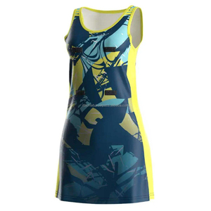 2026 Latest design Netball <b>Dresses</b> Kit Cheap High Quality Blank <b>Custom</b> Design Full Sublimation Netball Uniforms <b>Dress</b> - Product Image 6