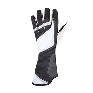Gants de karting en cuir de haute qualité avec logo personnalisé, antidérapants, légers, compatibles écran tactile, cinq doigts, tissu respirant - Product Image 4