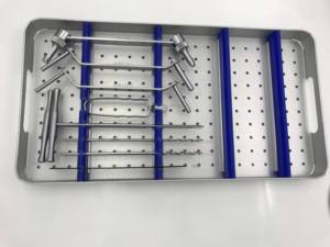 SURGIRIGHT INSTRUMENTS Kit d'instruments chirurgicaux manuels en acier inoxydable pour grands fragments osseux des membres inférieurs, marque personnalisée - Product Image 2