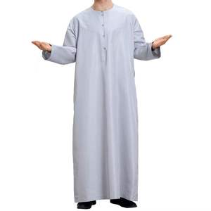 Jubbah al por Mayor con Logotipo Personalizado, Ropa Islámica de Alta Calidad, Nuevo Estilo, Thobe Árabe Saudí para Hombres Musulmanes - Product Image 6