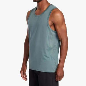 เสื้อกล้ามคัสตอมคุณภาพสูง ทรงเข้ารูป ผ้าริบ สำหรับผู้ชาย วิ่ง ออกกำลังกาย สตรีทแวร์ เสื้อยืด - Product Image 2