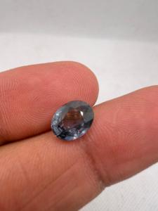 Espinela Natural de Corte Ovalado en Tono Grisazul Acero de 2.90CT con Juego de Color de Ceilán, Sri Lanka, Sin Orificio para Joyería de Gemas Sueltas - Product Image 5