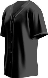 Camiseta de béisbol de manga corta con cuello en V, camisa informal de poliéster de secado rápido, ropa de verano - Product Image 5