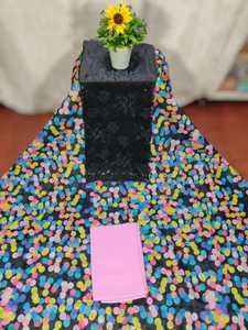 Tela Jacquard de Alta Calidad y Gran Demanda, Tejido Slub Dirac Voile con Estampado Digital de Patrones Florales para Vestidos de Uso Diario - Product Image 2