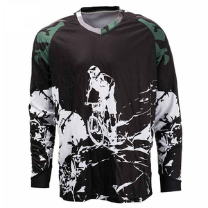 เสื้อเจอร์ซีย์มอเตอร์ครอสแบบซับลิเมชั่นพิมพ์ลายโลโก้ตามสั่งสำหรับผู้ชาย ผ้าระบายอากาศ แห้งเร็ว เหมาะสำหรับนักขี่มอเตอร์ไซค์วิบาก - Product Image 1