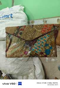 Handmade <b>Patchwork</b> Embroidered Clutch <b>Bag</b> Vintage Boho Ethnic Evening Purse Women's Fashion Envelope Handbag Gift - Product Image 6