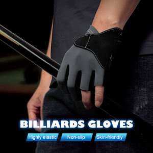 Guantes de Billar de Cinco Dedos con Logotipo Personalizado para Hombre, Accesorios de Snooker y Billar, Guantes de Billar de Nuevo Diseño en Venta - Product Image 2