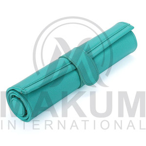 ชุดแบ็คแกมมอนแบบม้วนเก็บได้คุณภาพสูง หนังหรูหรา พร้อมตัวหมากรุกเมลามีน ขายส่ง ชุดพกพาสำหรับเดินทาง - Product Image 2