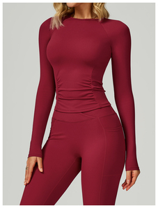 Women's <b>Cap</b> <b>Sleeve</b> Yoga <b>Top</b> Stretch Breathable Fitness Workout Shirt Athletic Training Apparel Active Gym Wear - Product Image 5