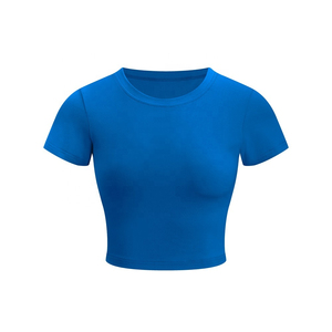 street Women <b>Mesh</b> -<b>Crop</b> <b>Top</b> Custom Number Print Sleeveless Streetwear Private Label OEM Bulk Women's shirt - Product Image 5