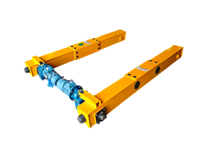 Carro final de grúa monoviga de 5 toneladas, tipo europeo, de 17 m de alcance, con caja de cambios Elecon, motor ABB y freno de CC - Product Image 6