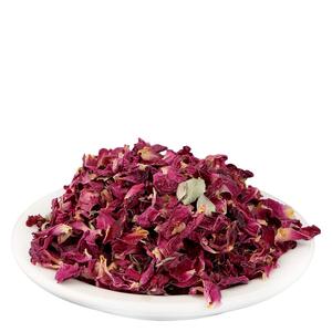 กลีบกุหลาบแห้ง Rosa Gallica Gulab Patti สมุนไพรดิบแห้ง ขายส่ง สารสกัดสมุนไพรด้วยวิธีสกัดด้วยตัวทำละลาย บรรจุภัณฑ์สุญญากาศ เกรด A+ - Product Image 1