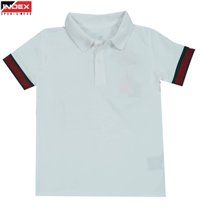 Camiseta polo personalizada para niños, de algodón premium, tela transpirable, ajuste cómodo, elegante, ropa escolar, logotipo personalizado, ropa deportiva para niños - Product Image 1
