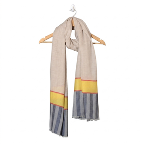 Exquisite Handcrafted <b>Wool</b> Stole Ultra-Soft Lightweight Premium Winter <b>Wrap</b> Elegant Artisanal Pashmina Style - Product Image 1