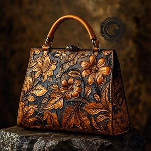 Genuine Leather Women's Waterproof Portable Handbag Vintage Rubbed Color Tote Bag Zipper High End Feel <b>Large</b> Capacity Multiple - Product Image 4