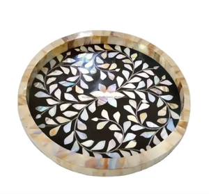 Bandeja de Servicio de Comida de Lujo Hecha a Mano, Bandeja de Servicio de Comida para Mesa de Comedor - Product Image 1