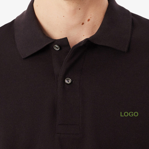 เสื้อโปโลผู้ชายทรงหลวม แบรนด์ส่วนตัว ผ้าหนา ด้านหน้าเป็นตาข่าย ไนลอน โพลีเอสเตอร์ อีลาสเทน ผ้าปิเก้ แขนสั้น ระบายอากาศ แห้งเร็ว - Product Image 4