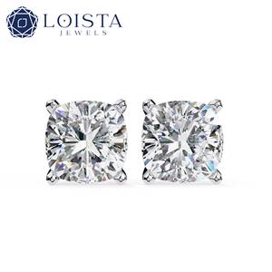 IGI Gia Certified HPHT CVD Lab Grown Created Diamond <b>Earrings</b> Gold <b>Earrings</b> Lab Grown Diamond Jewelry - Product Image 2