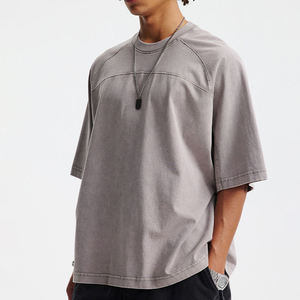 T-shirt unisexe en coton épais brodé, prêt à personnaliser, 100 % coton, tissu uni et lisse, respirant, idéal pour logo d'entreprise - Product Image 6