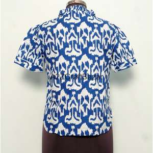 Vestidos Casuales de Verano para Mujer, 100% Algodón, Manga Larga, Cuello Redondo, Estampado Floral, Estilo Vintage Romántico, Corte Ajustado, Ecológicos - Product Image 5