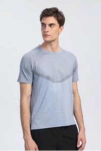 Camiseta Deportiva de Secado Rápido para Hombre, 88% Poliéster, 12% Elastano, para Gimnasio, Running, Entrenamiento, Jogging, Tenis - Product Image 2