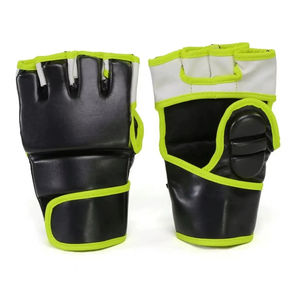Gants de MMA en cuir unisexes personnalisables de haute qualité avec design antidérapant, léger et respirant pour les arts martiaux et la boxe - Product Image 1