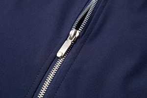 Blousons pour hommes entièrement personnalisables, avec fermeture éclair intégrale et poignets ajustables, couleur graphite, blouson bomber utilitaire tissé pour hommes, confortable, service OEM - Product Image 3