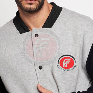 Stylish Varsity Winter <b>Jacket</b> for Men Stand Front Eco-Friendly Breathable Soft <b>Lining</b> Comfortable Fit Perfect for Casual Wear - Product Image 6