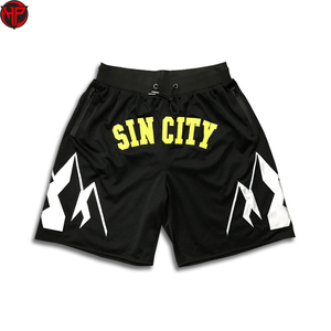 Pantalones Cortos de Baloncesto Personalizados, Deportivos, con Bolsillos, Nombre Cosido Personalizado, Ropa Deportiva Unisex, Pantalones Cortos de Malla para Hombre - Product Image 1