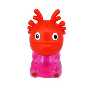Cheap <b>Promotional</b> <b>Toys</b> Kids Gift Dragon Shape Transparent PVC Funny Animal Design Coin Bank - Product Image 1