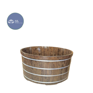 [MEILLEURES VENTES] Panier de rangement carré en bois écologique de style japonais avec poignée multifonction pour la décoration de la maison, lotus bleu - Product Image 1