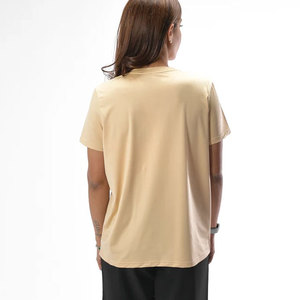Camiseta de Yoga sin Costuras, Ajustada, Elástica, de Secado Rápido, para Entrenamiento Deportivo y Gimnasio, Nueva Colección de Verano, Venta al Por Mayor - Product Image 4